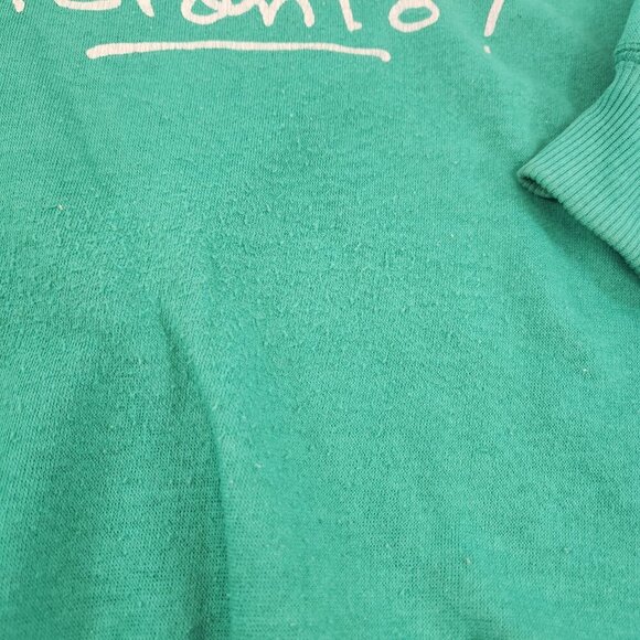 Vintage City TV Toronto Sweatshirt Unisex Small Green - Picture 6 of 14